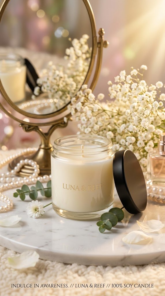 Luxury aesthetic product advertisement, soft pastel background, war... (#355)