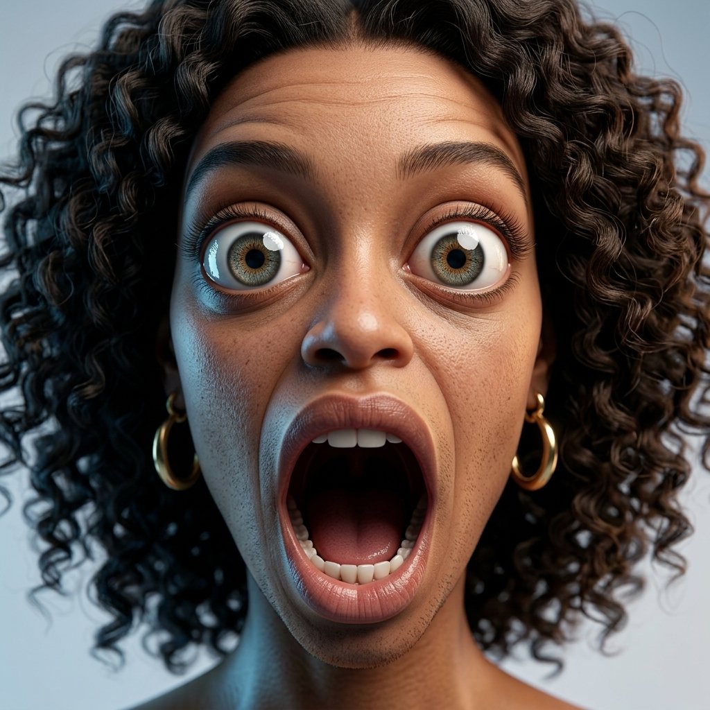A hyper-realistic 3D stylized caricature portrait of the person (#289)