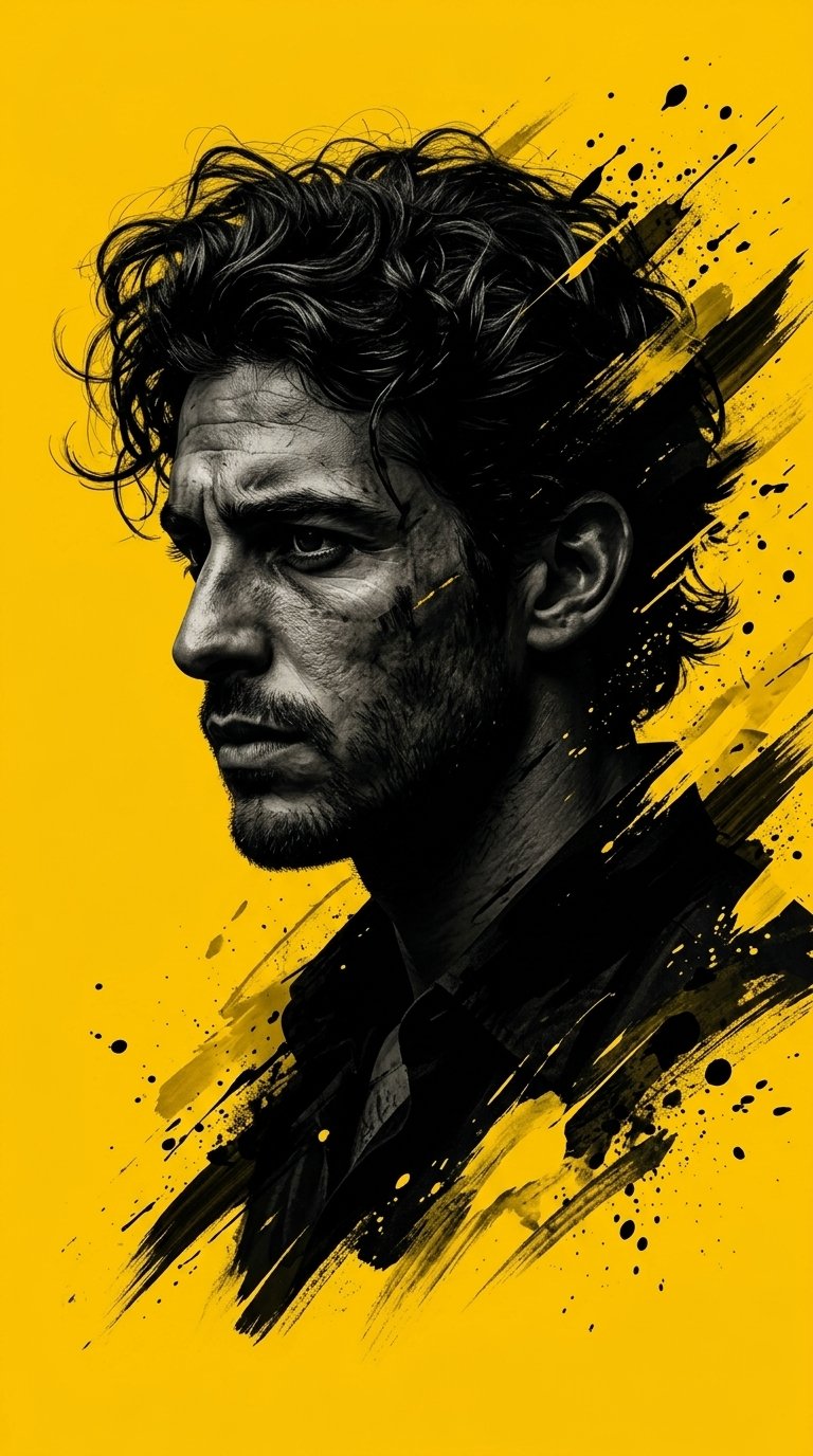 Convert this image into A dramatic, stylized portrait (use (#261)