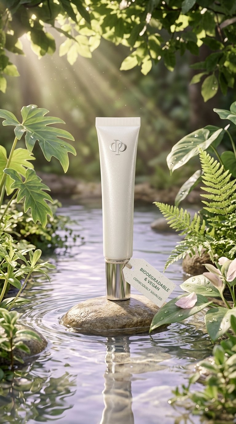 Eco-Friendly Product “Minimalist style, placed in a serene natural (#204)