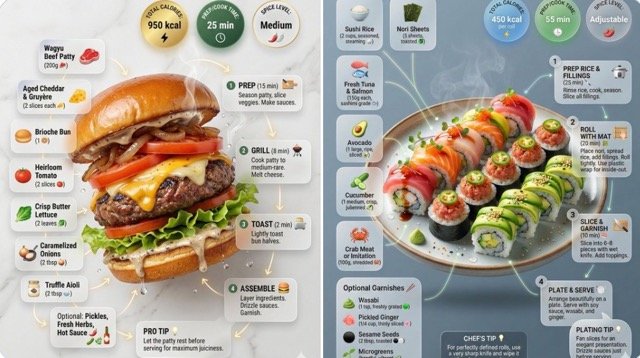 Ultra-viral recipe infographic (#127)
