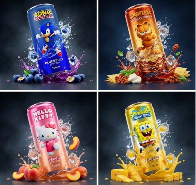 A hyper-realistic 250ml sleek aluminum flavored edition can in (#43)