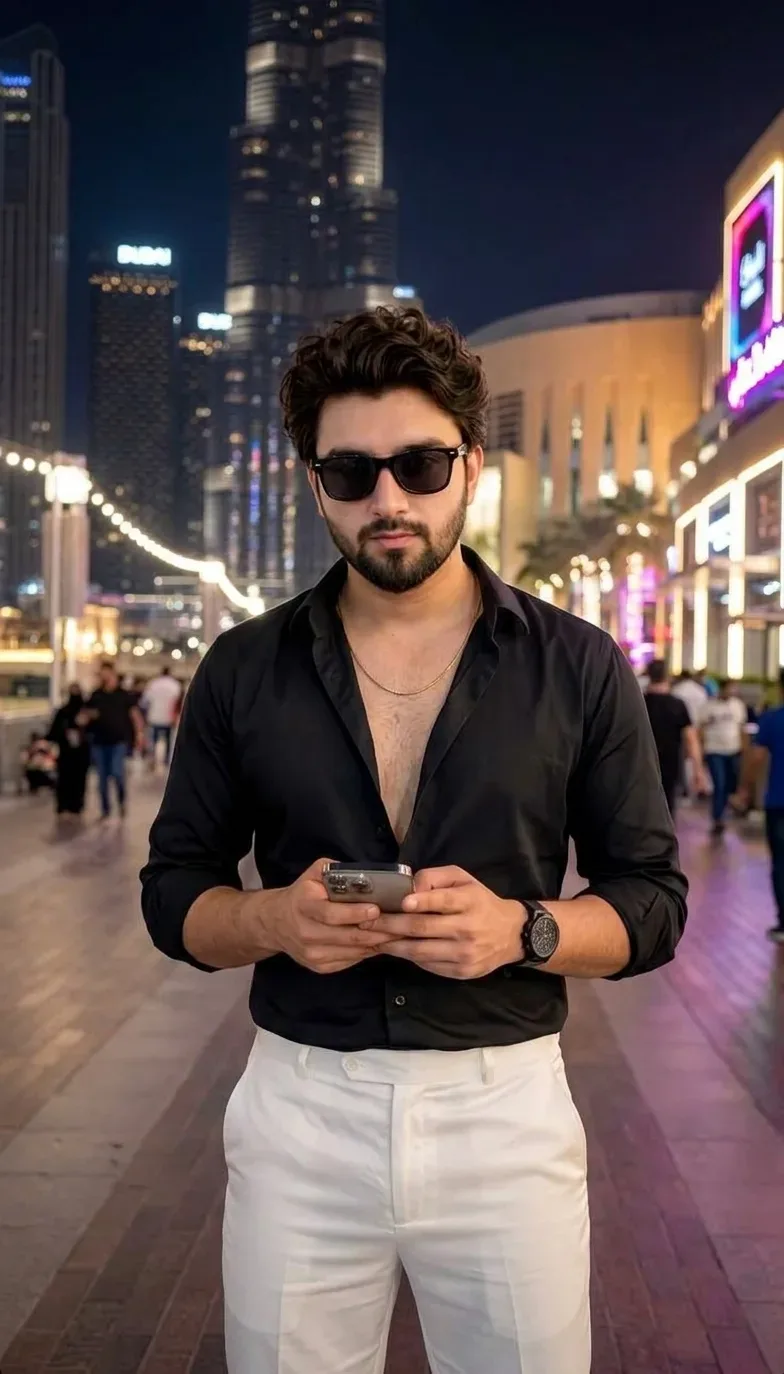 Confident Style at the Burj Khalifa