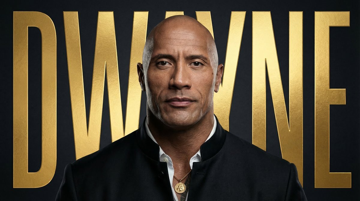 Cinematic Portrait Poster with Gold Typography (#nb_1374)