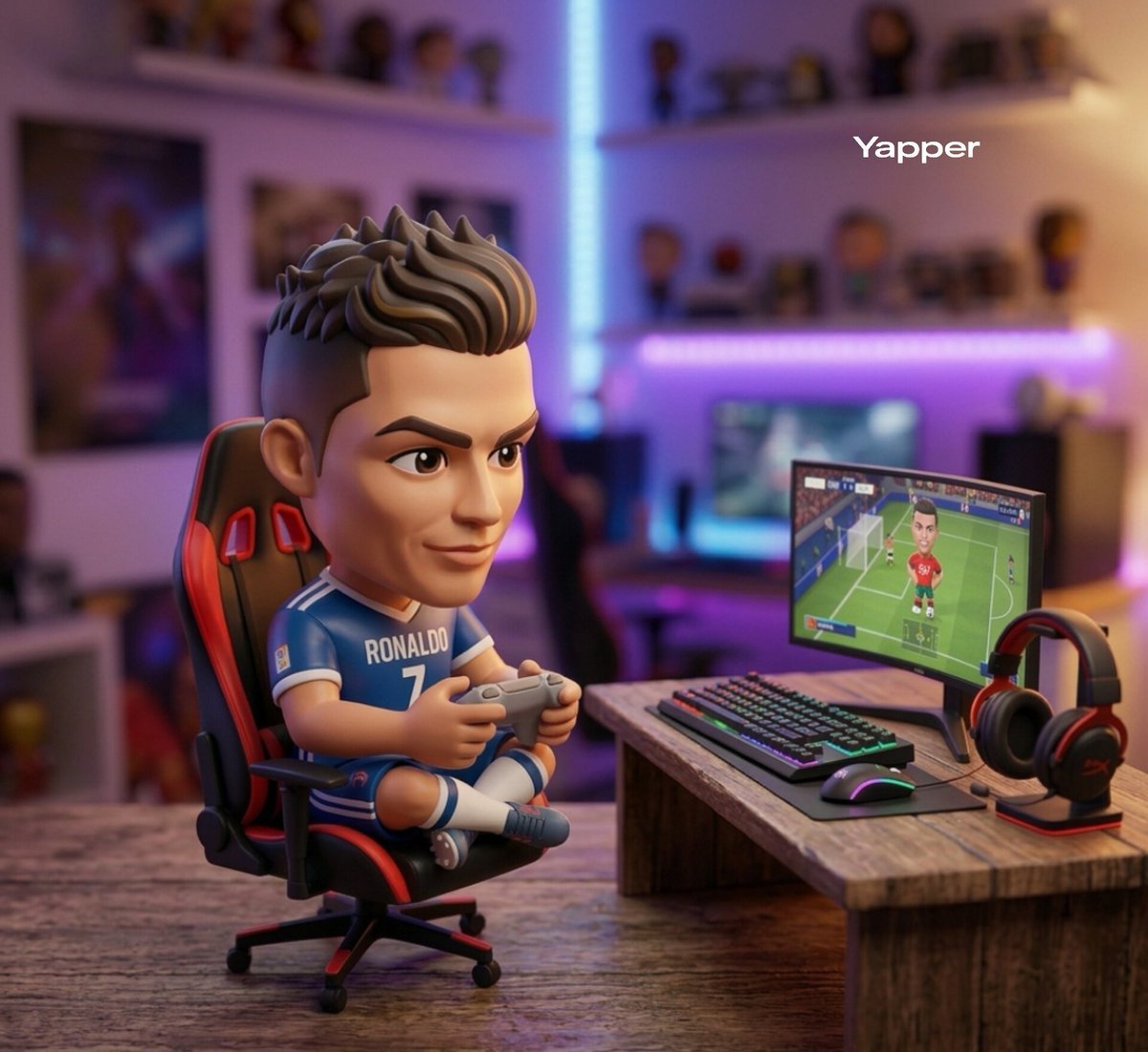 Football Star Gamer Figurine (#nb_1305)