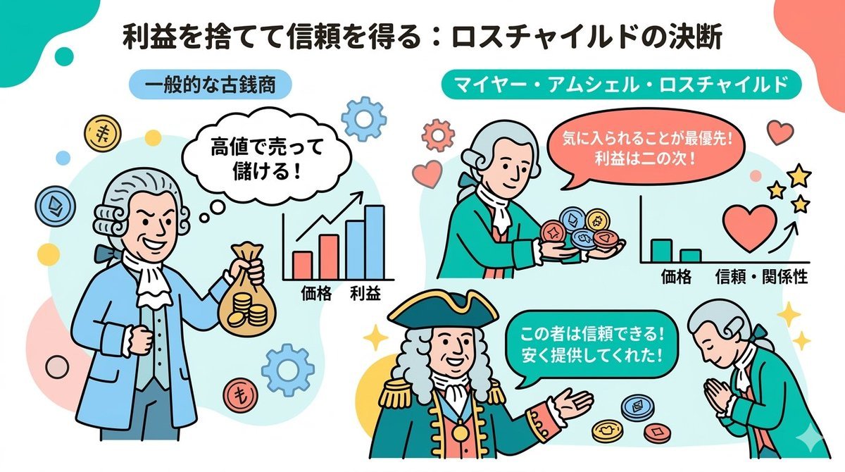 Rothschild's Strategic Coin Dealing (#nb_1180)