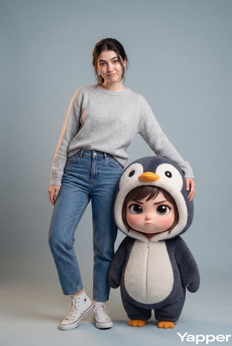 Stylish Person with Gugu Gaga Chibi Character (#nb_989)