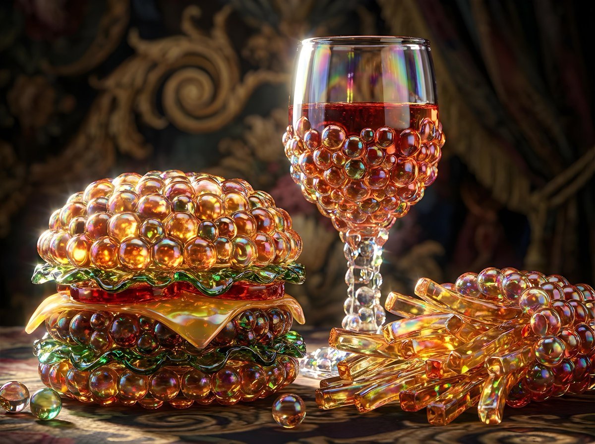 Bubble Cheeseburger Still Life (#nb_913)
