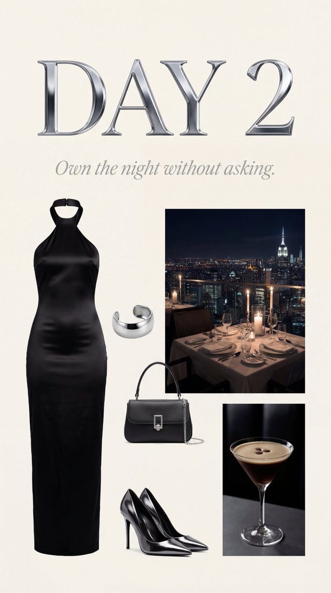 Night Luxury Fashion Moodboard & Scene (#nb_838)
