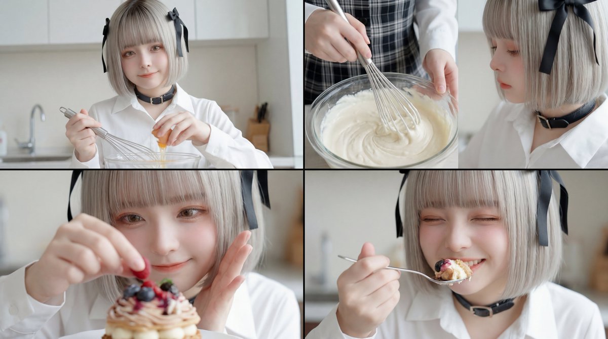 Cinematic Close-up: Sweet Making and Tasting Journey (#nb_667)