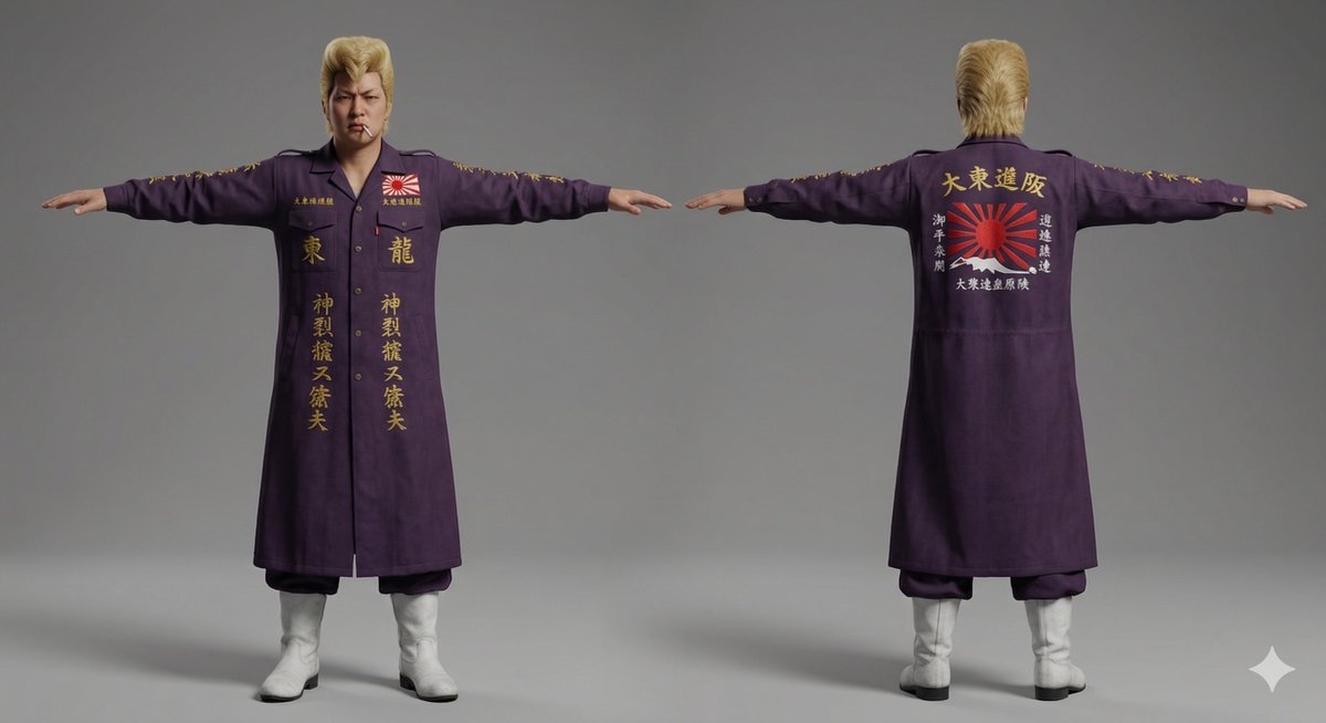 3D Bosozoku Character Model (#nb_619)