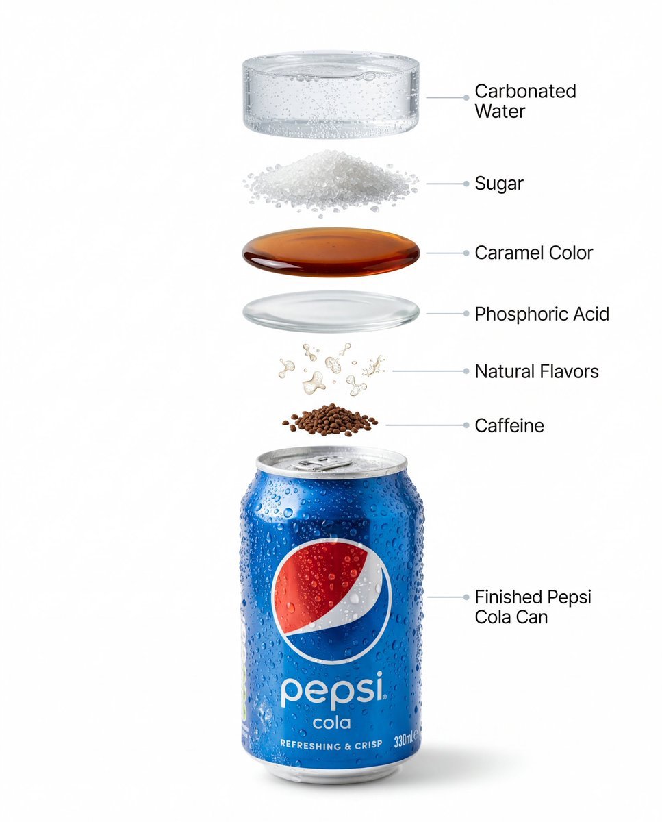 Chilled Beverage Can & Exploded Infographic (#nb_618)