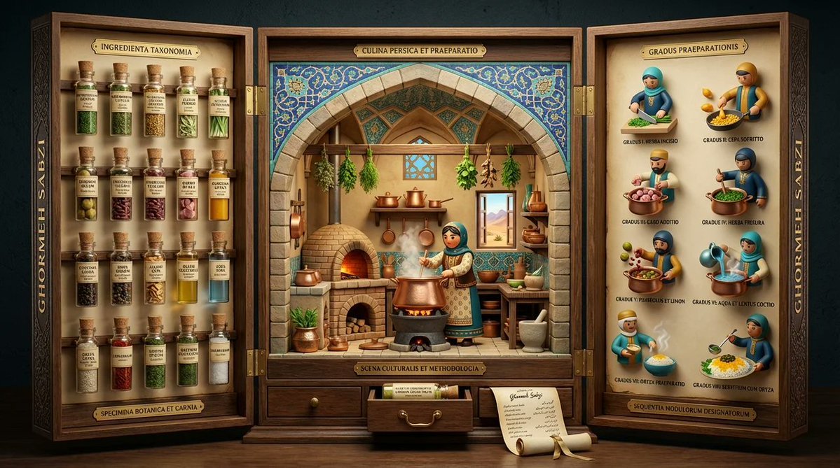 Medieval Altarpiece Display of a Famous Dish (#nb_595)