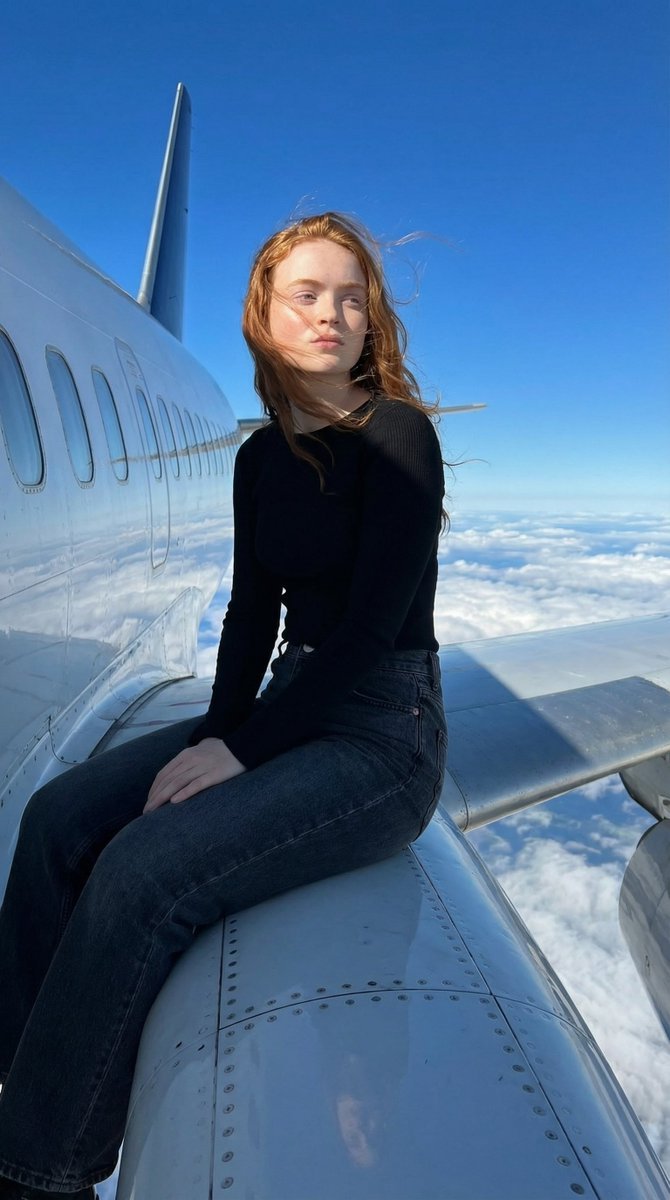 Sabrina Carpenter on a Flying Airplane (#nb_441)