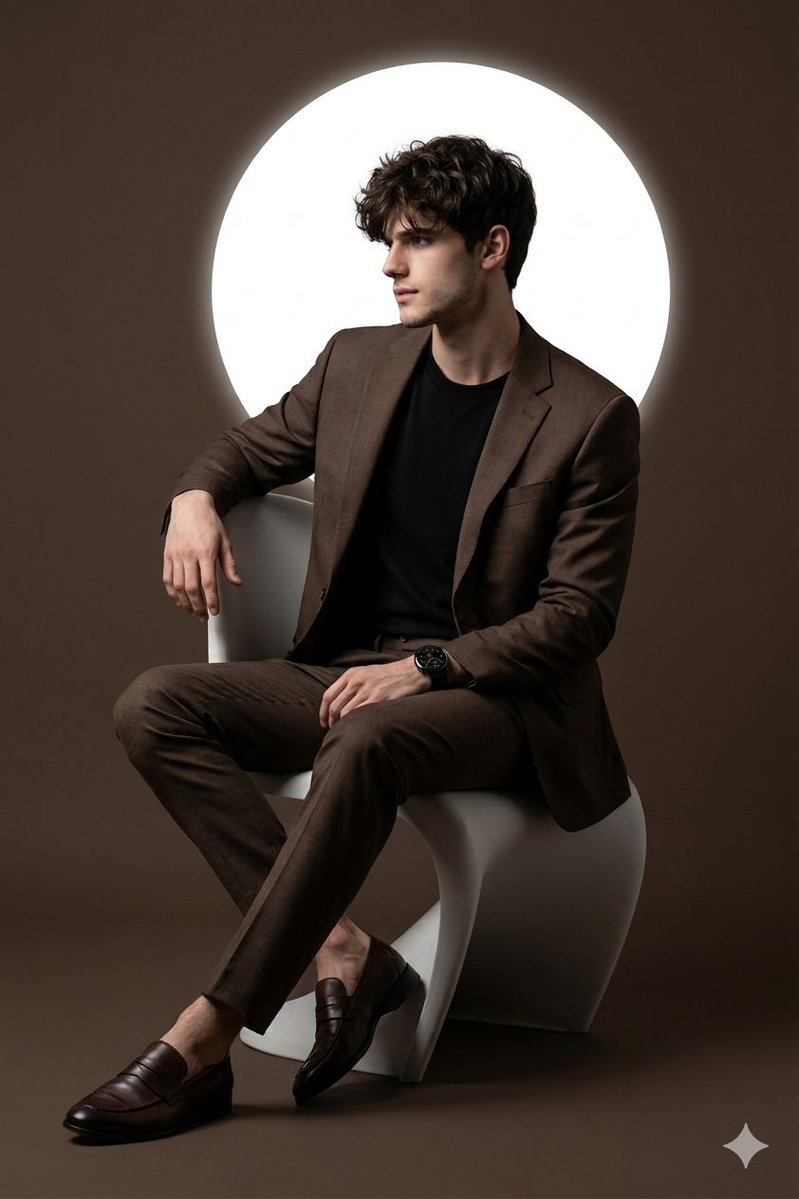 Cinematic Studio Portrait of a Young Man (#nb_430)