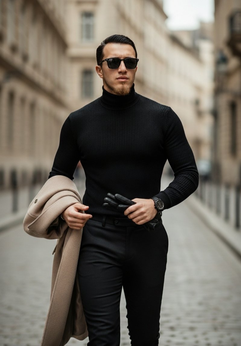 Dapper Young Man in European City Street (#nb_300)