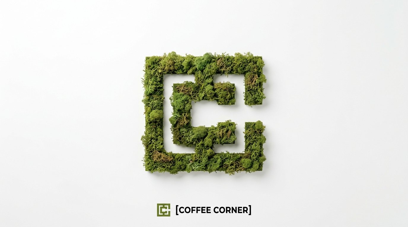 Moss-Textured Logo Icon on White Background (#nb_228)