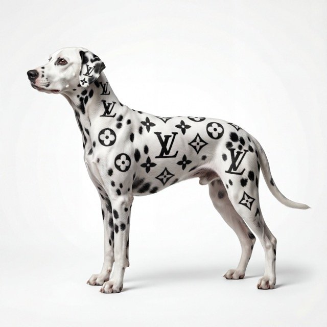 Luxury Brand Animal Portrait with Integrated Patterns (#nb_142)
