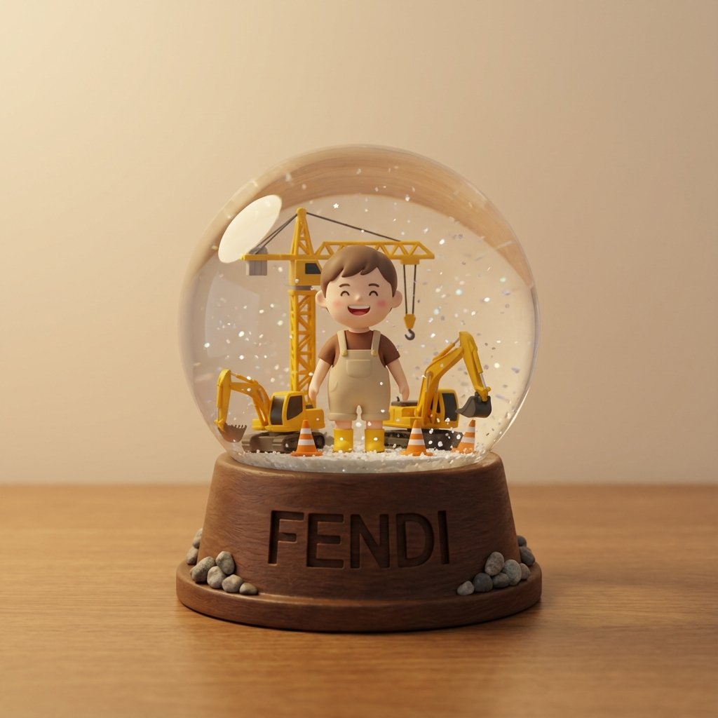 Create a 3D miniature scene inside a clear (#pic_44)