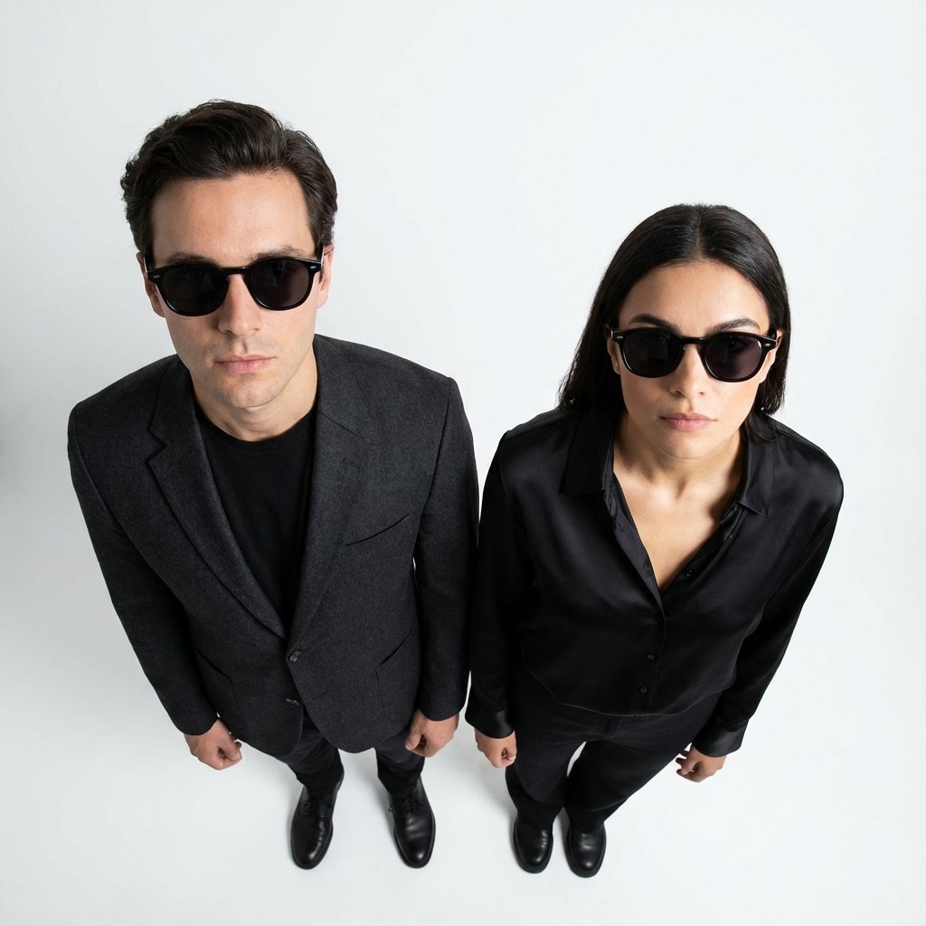 These two people standing close together in front (#pic_132)
