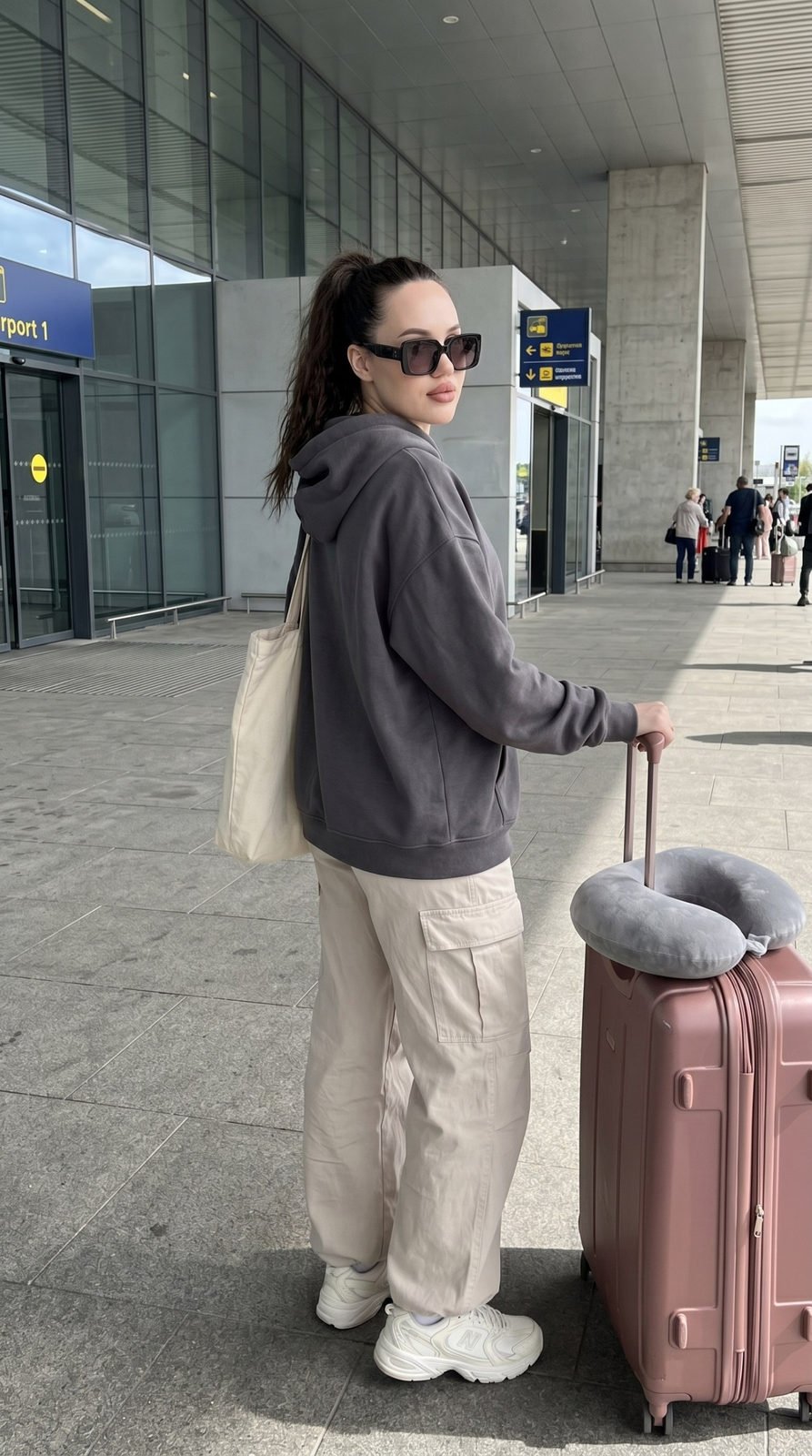 Minimalist Airport Departure (#pls_345)
