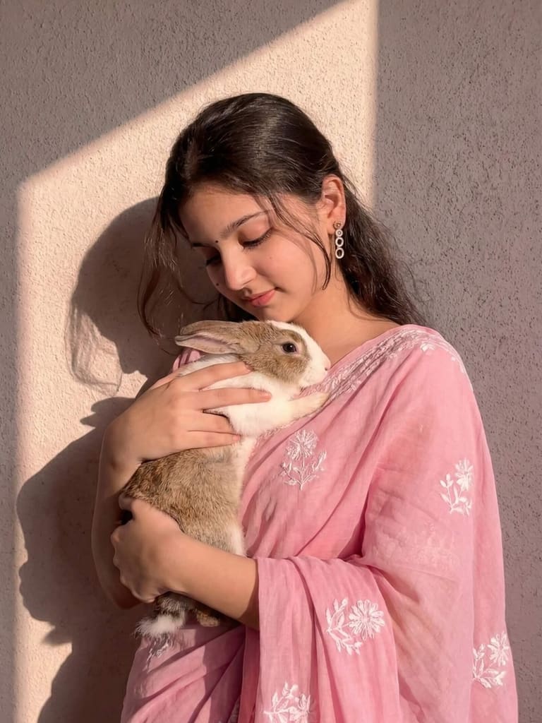 Rabbit and girl (#pp_11)