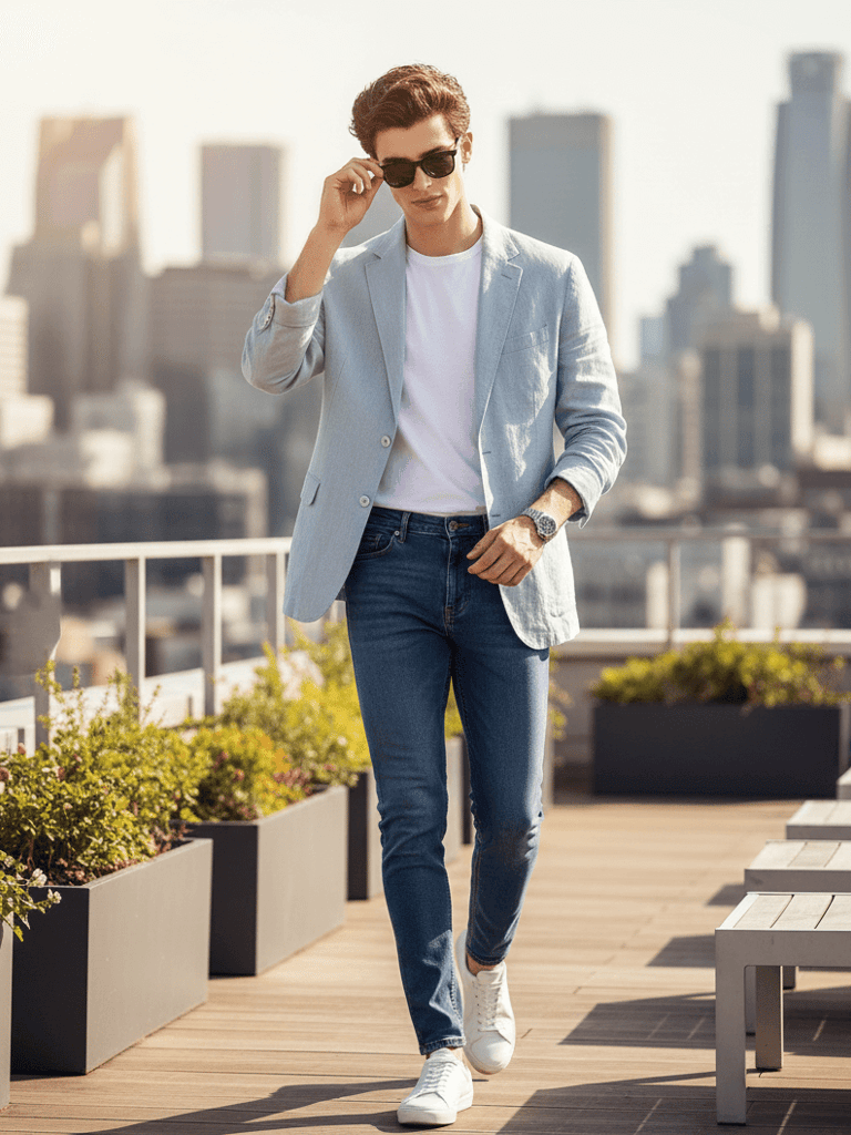 Stylish rooftop city stride (#pp_43)