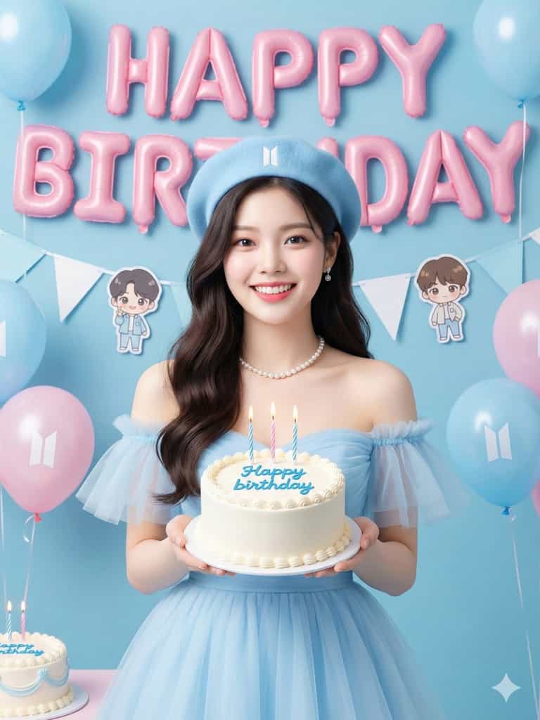 Pastel Blue Birthday Celebration (#pp_344)