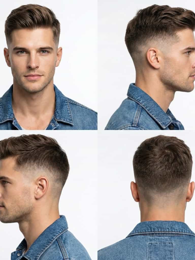 Modern Fade Hairstyle (#pp_455)