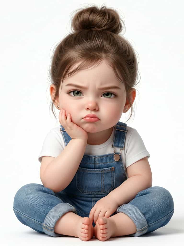Grumpy Toddler Girl (#pp_548)
