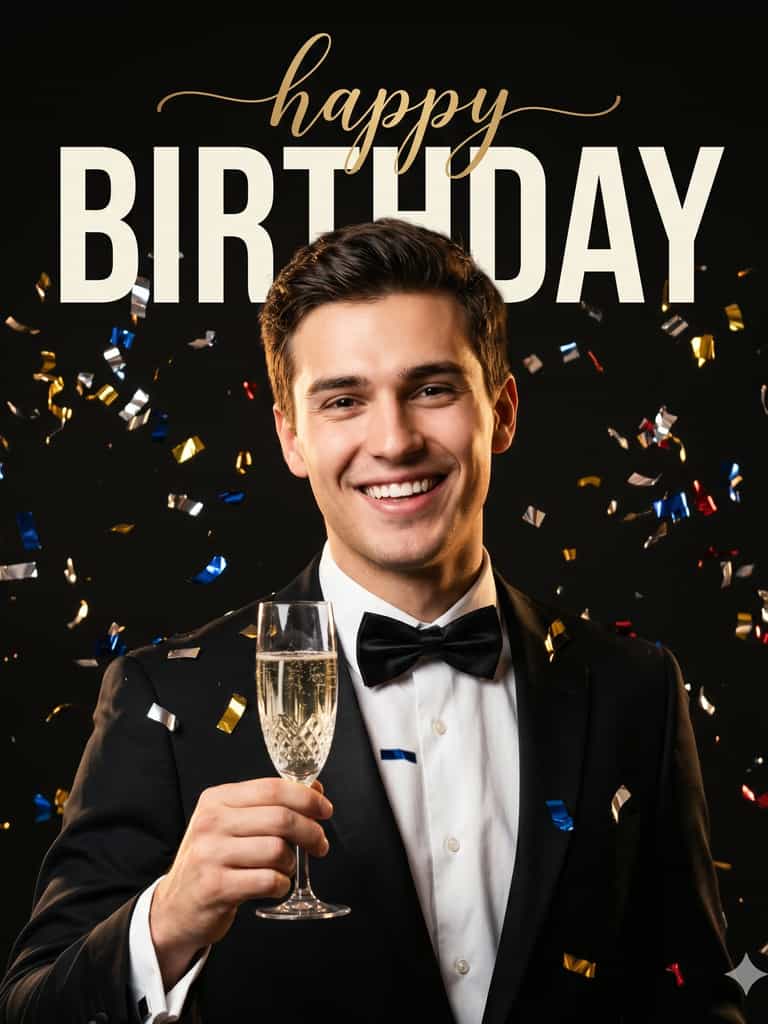 A Dapper Birthday Toast (#pp_827)