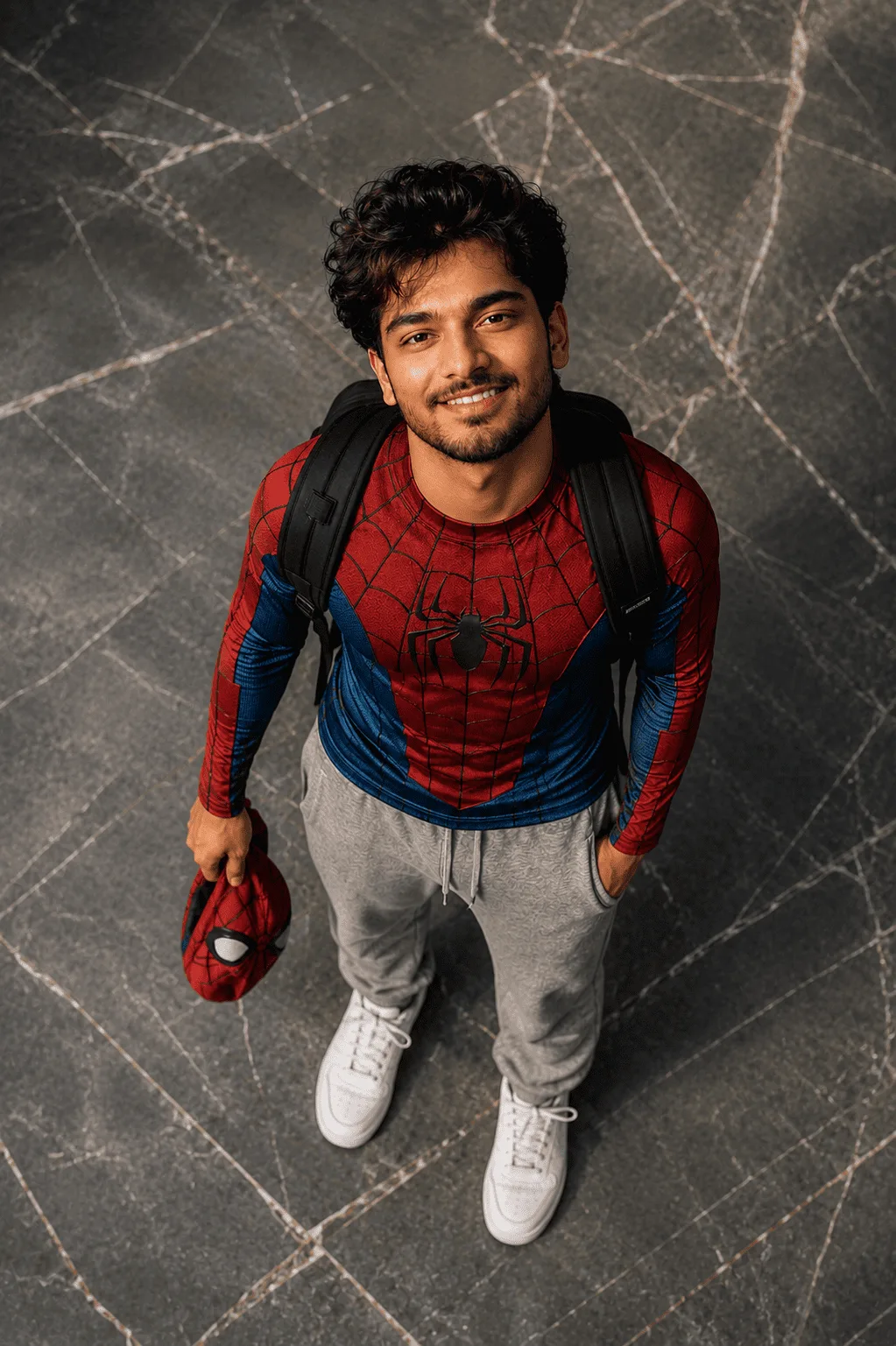 Viral Spider Man AI Photo