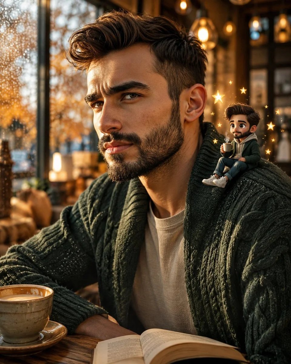 Chibi on Shoulder Portrait