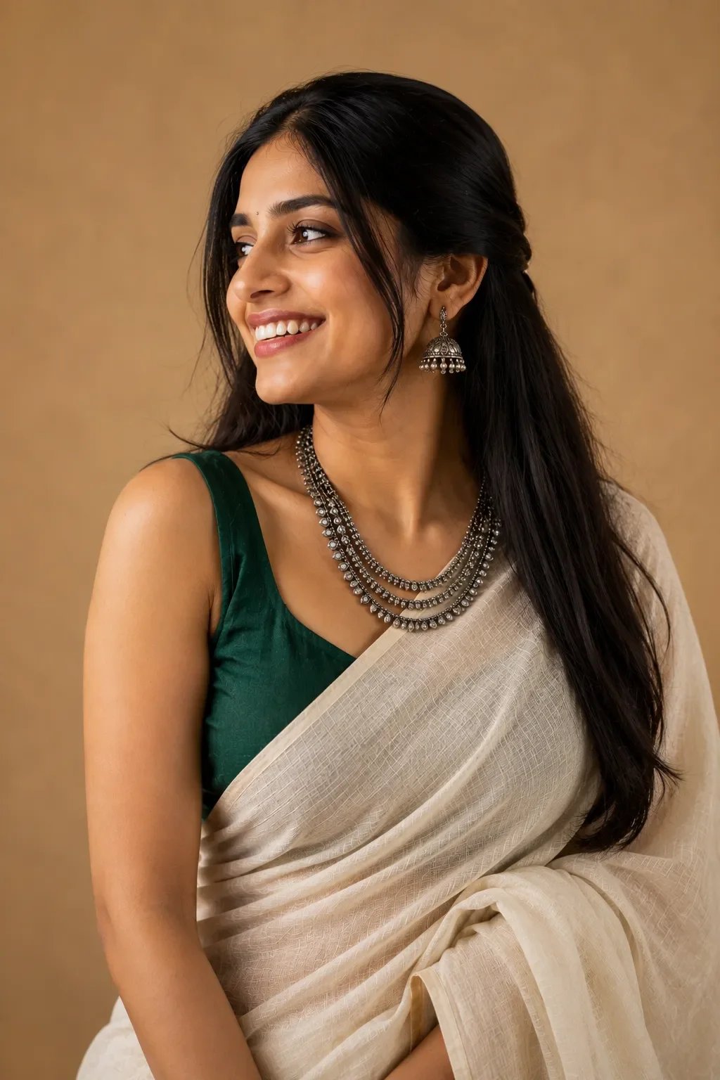 Elegant Indian woman portrait