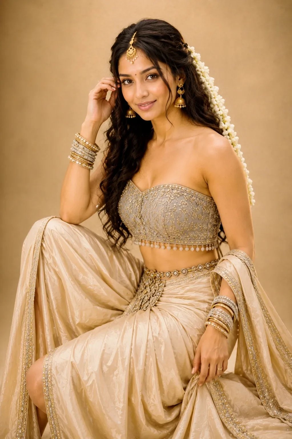 Indian Fashion Editorial Portrait