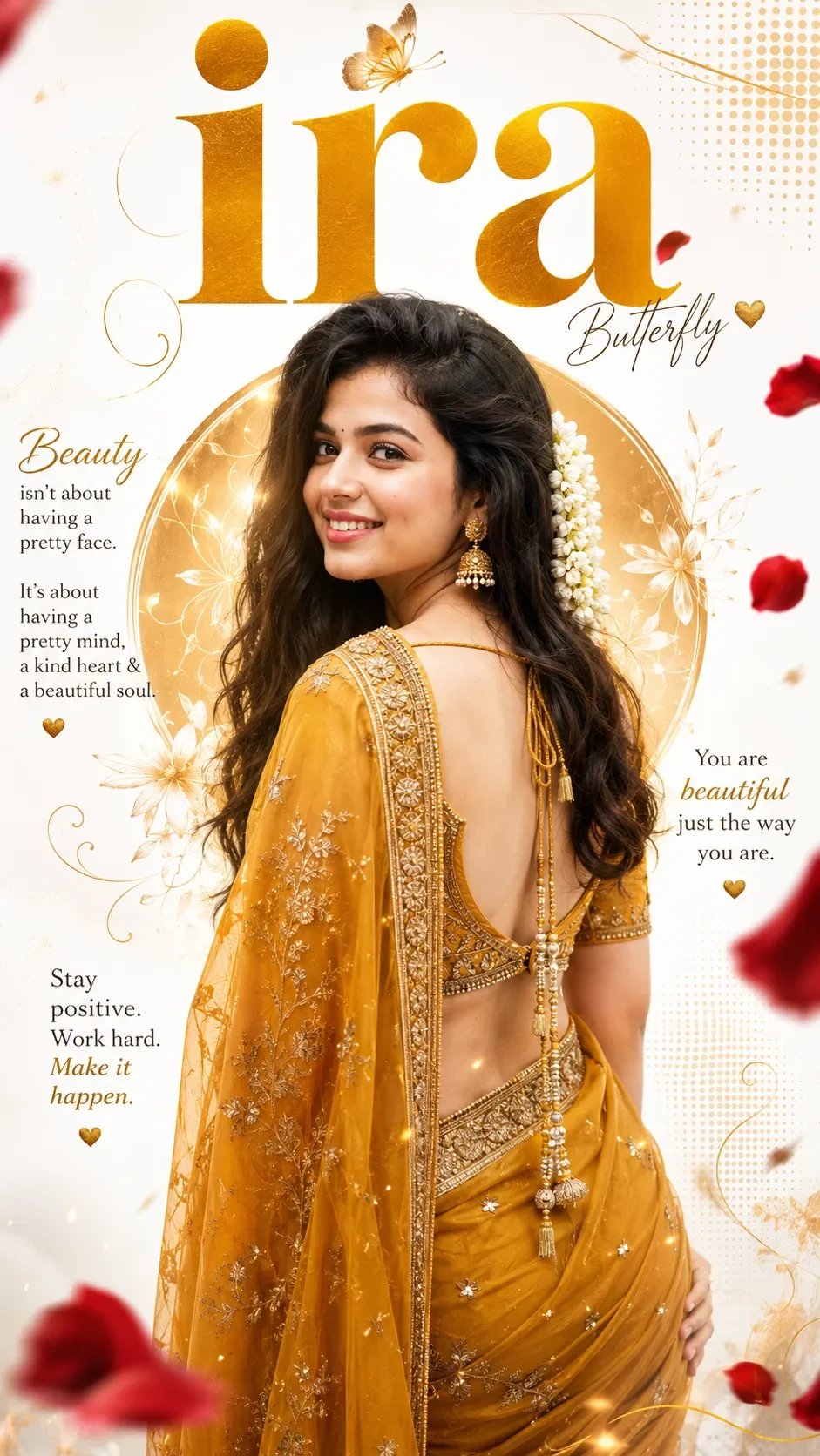 Indian Woman Editorial Poster