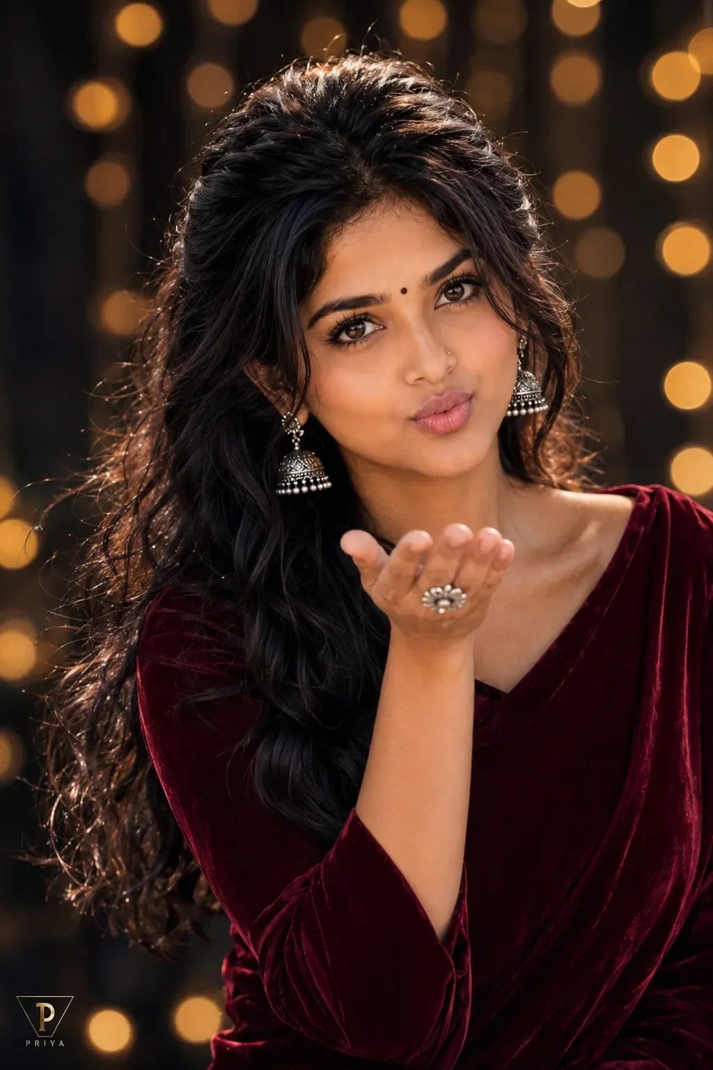 Indian woman magazine cover