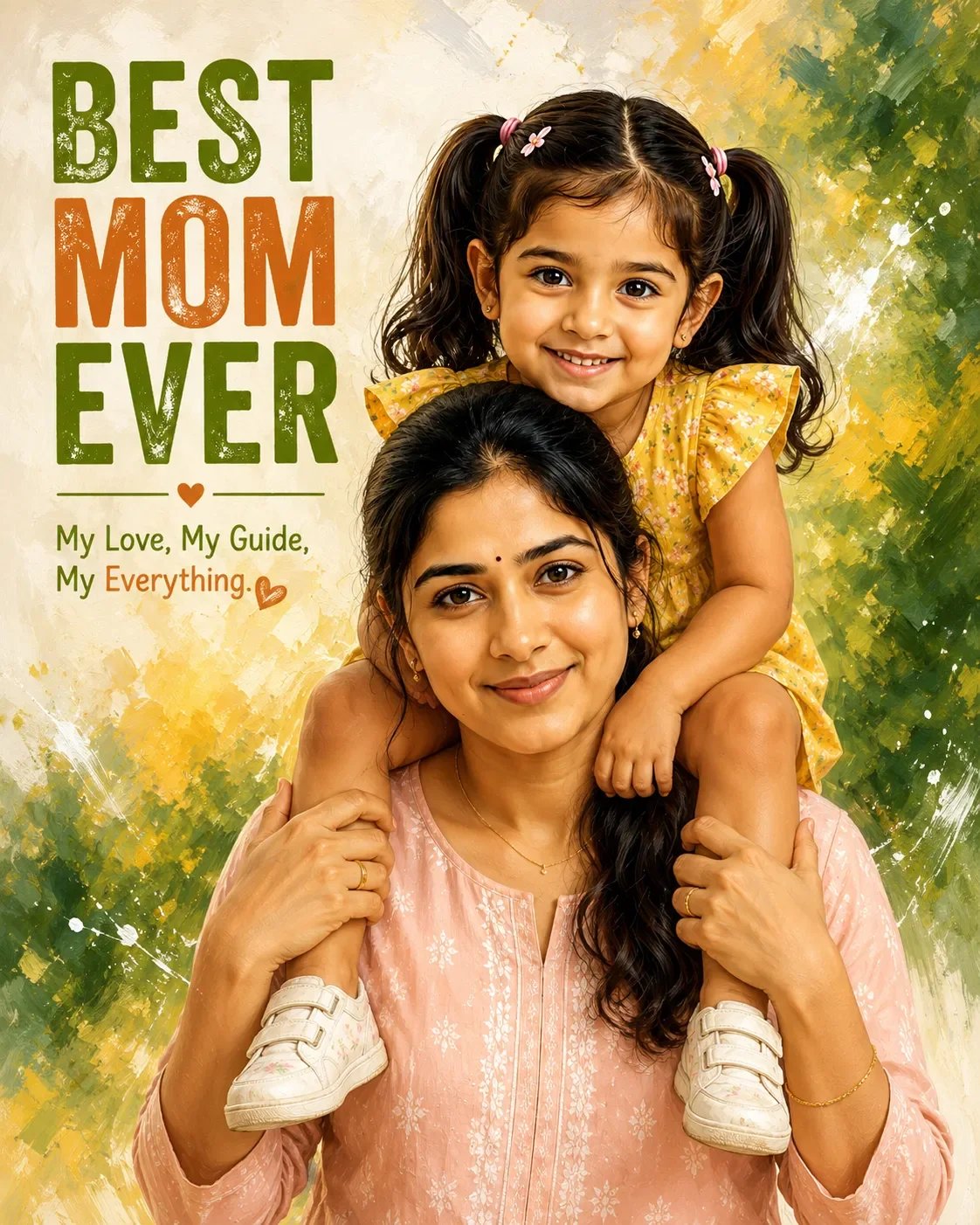 Joyful Mother and Son