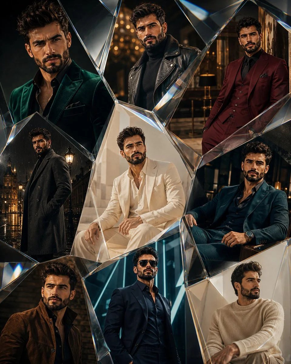 Luxury Fashion Editorial Collage
