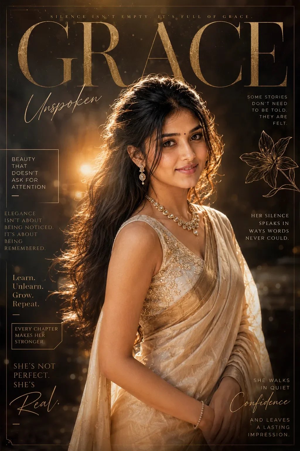 Luxury Fashion Editorial Poster
