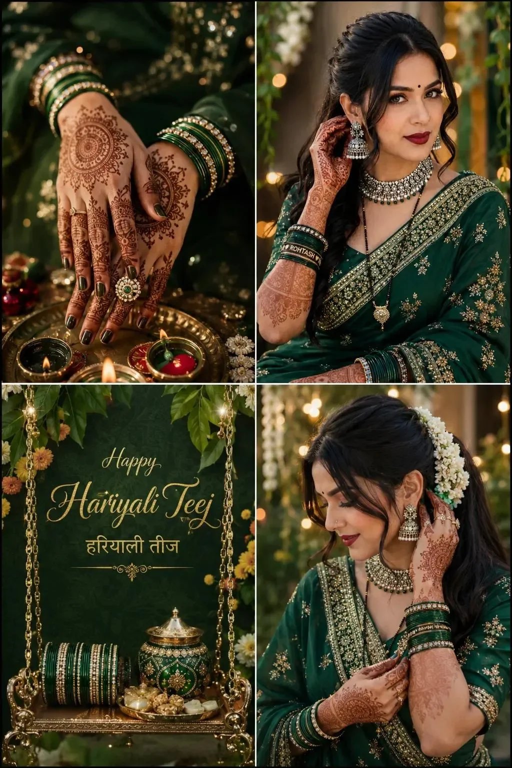 Luxury Indian Festival Editorial Collage