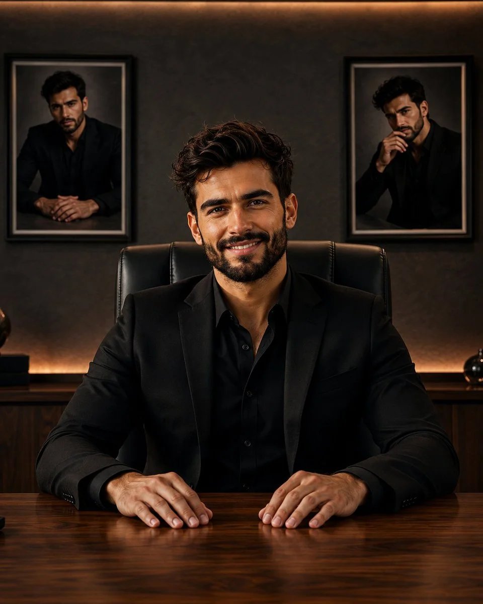 Luxury Interior Man Portrait