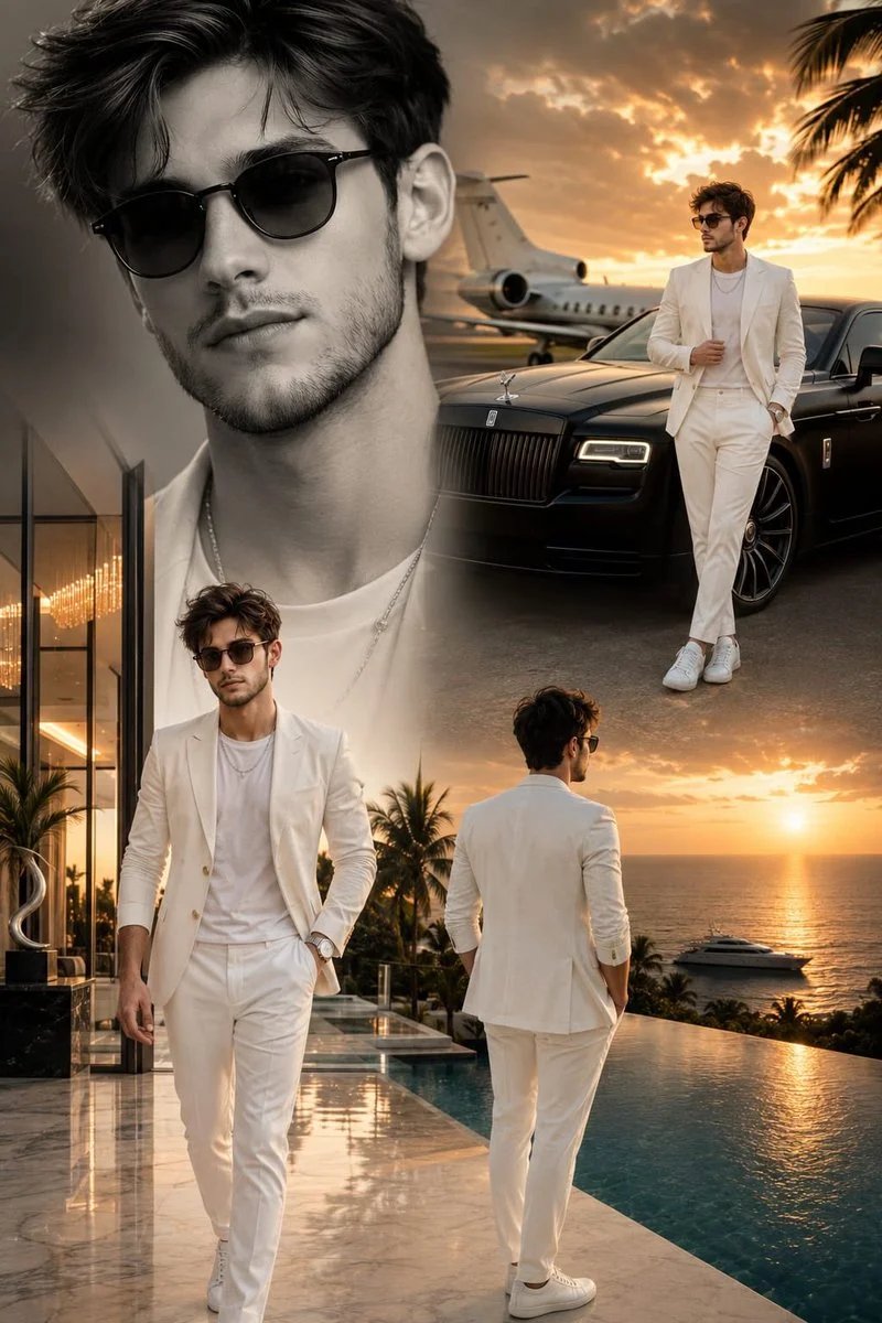 Luxury Lifestyle Editorial Collage