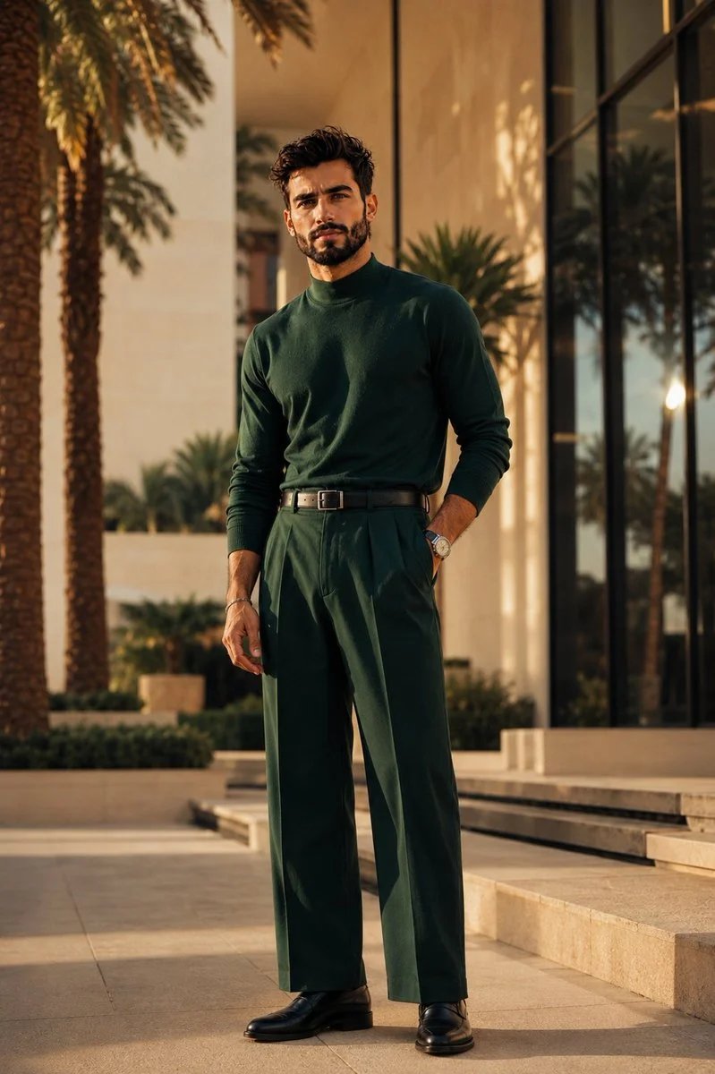 Masculine Luxury Fashion Portrait