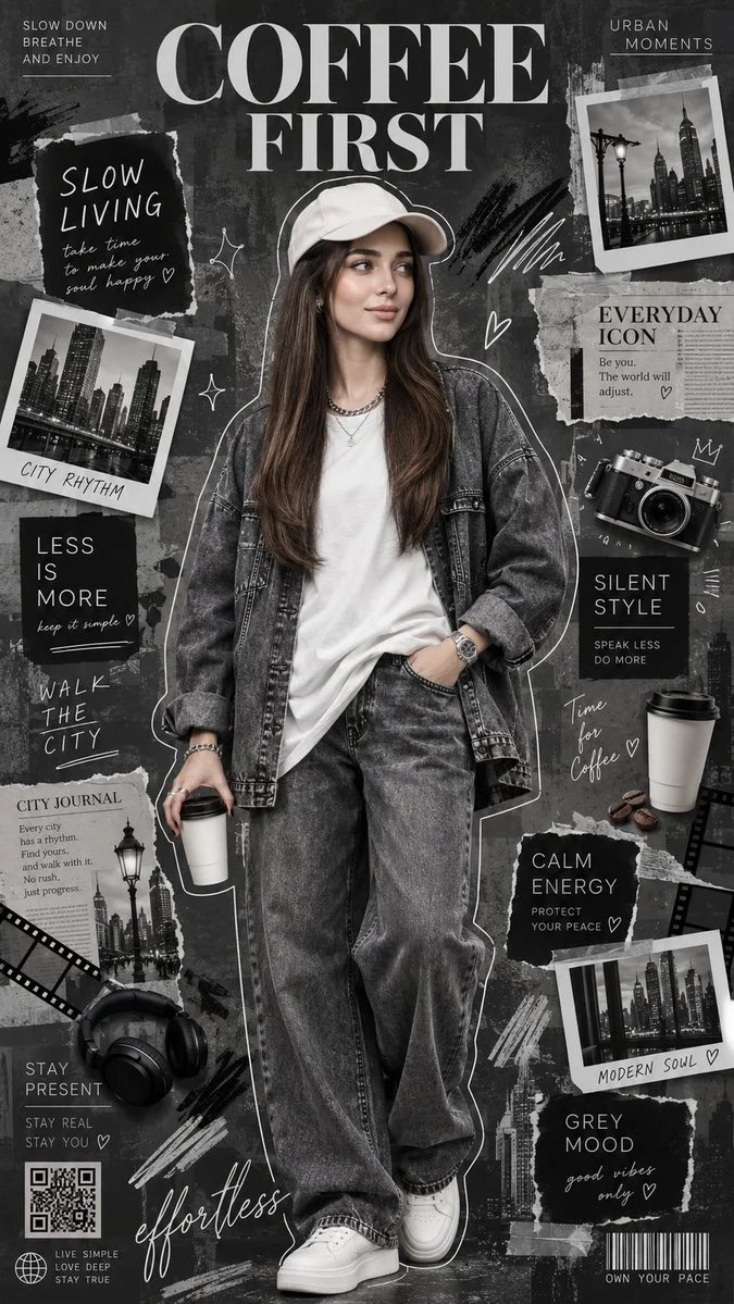 Minimalist Urban Coffee Fashion