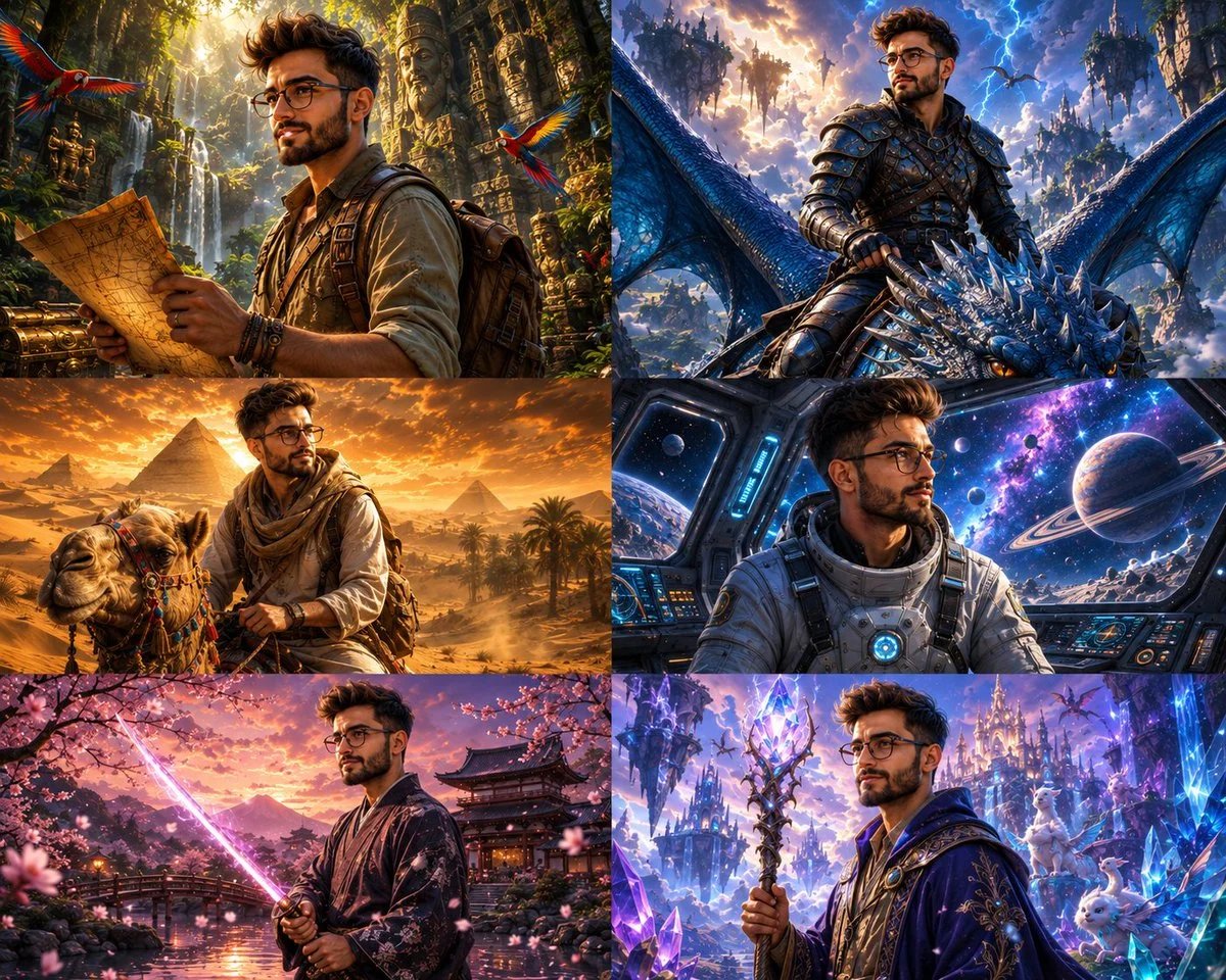 Multi-Scene Animated Collage