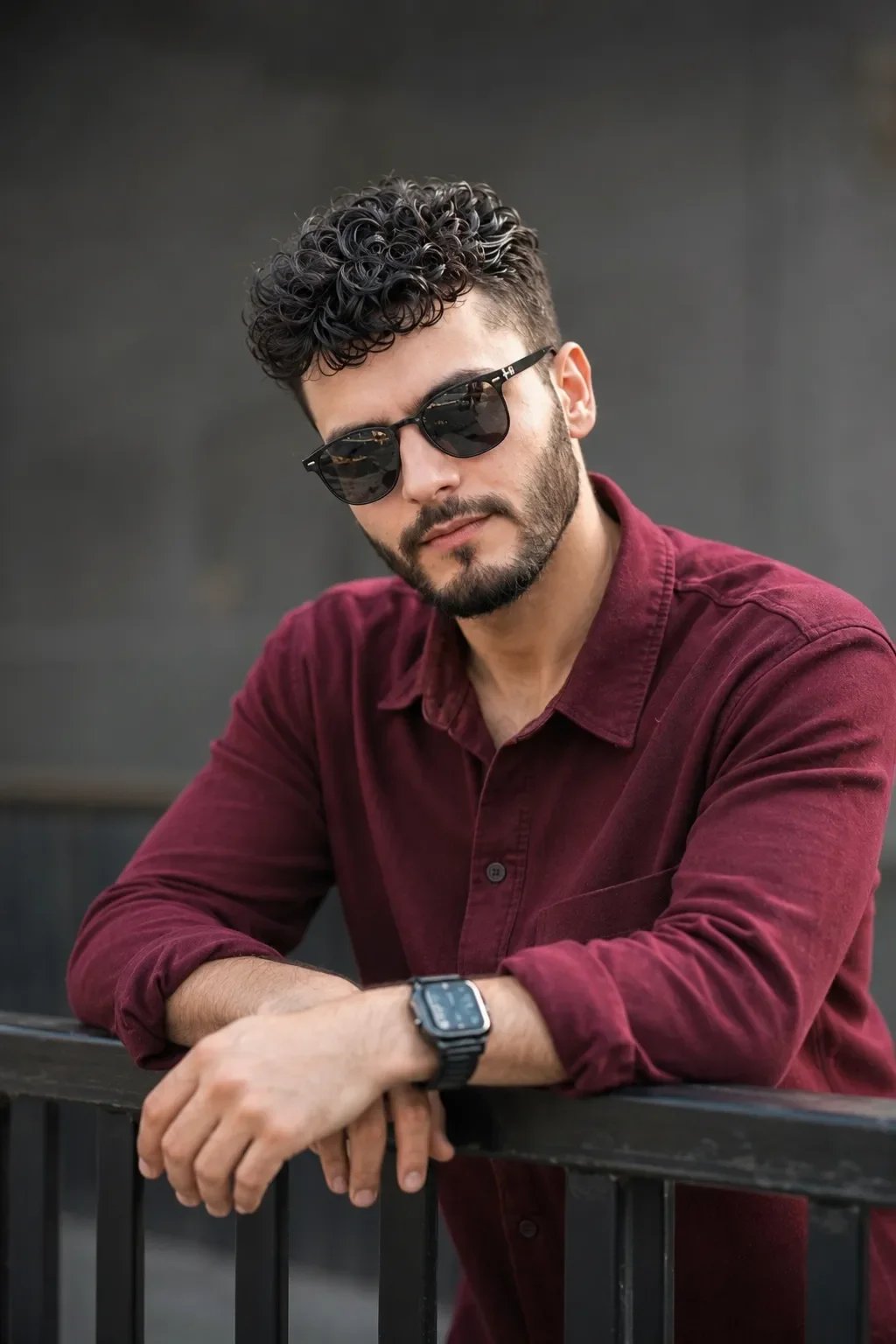 Outdoor person portrait DSLR