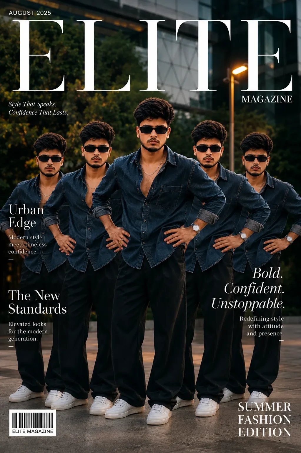Premium Fashion Magazine Cover