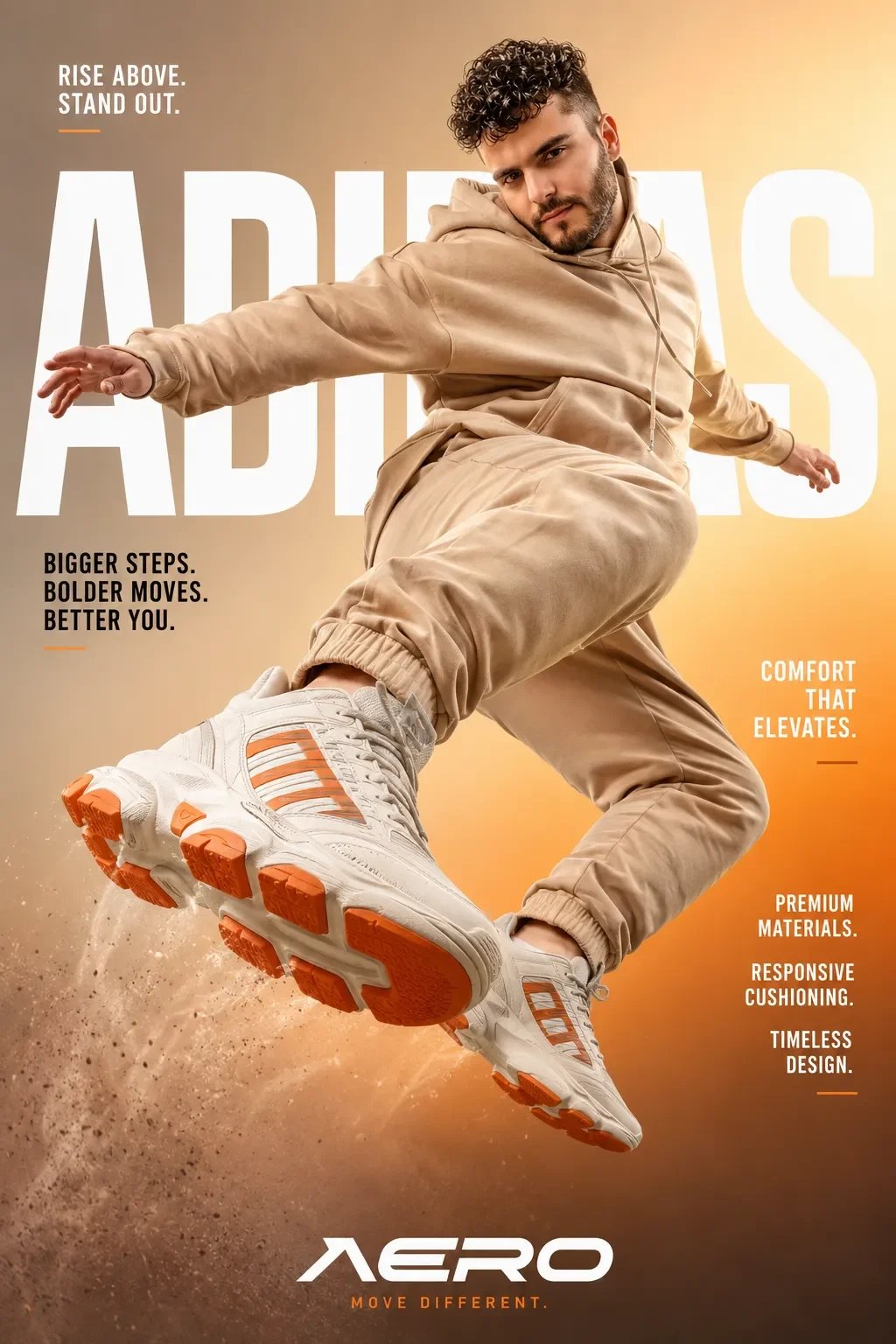 Sneaker Ad Poster