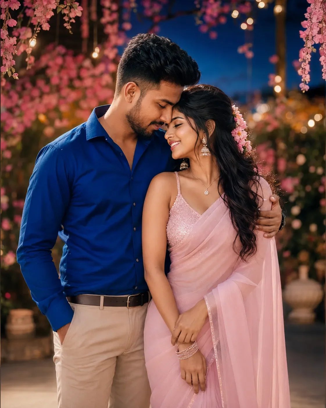 South Indian Couple Portrait
